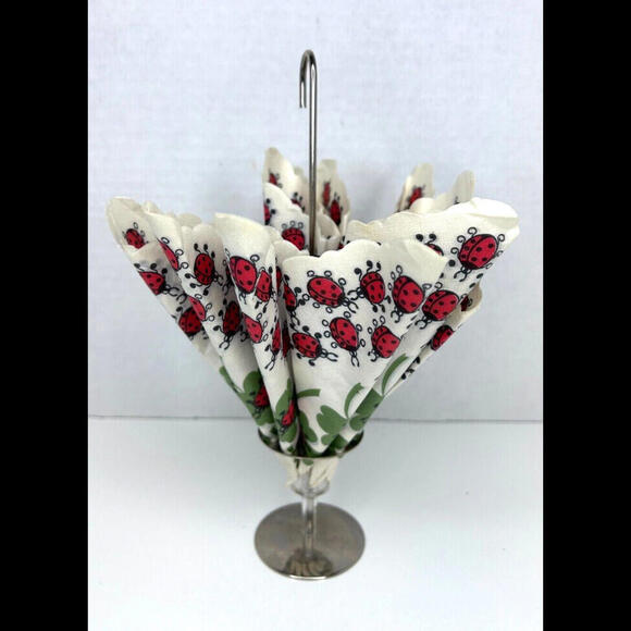 Vintage Metal Umbrella Upright Napkin Holder Stand Novelty - Picture 8 of 8